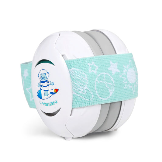 Baby Ear Muffs Noise Blocking for Infants with Elastic Headband,Hearing Protection Earmuffs for Sleep, Travel
