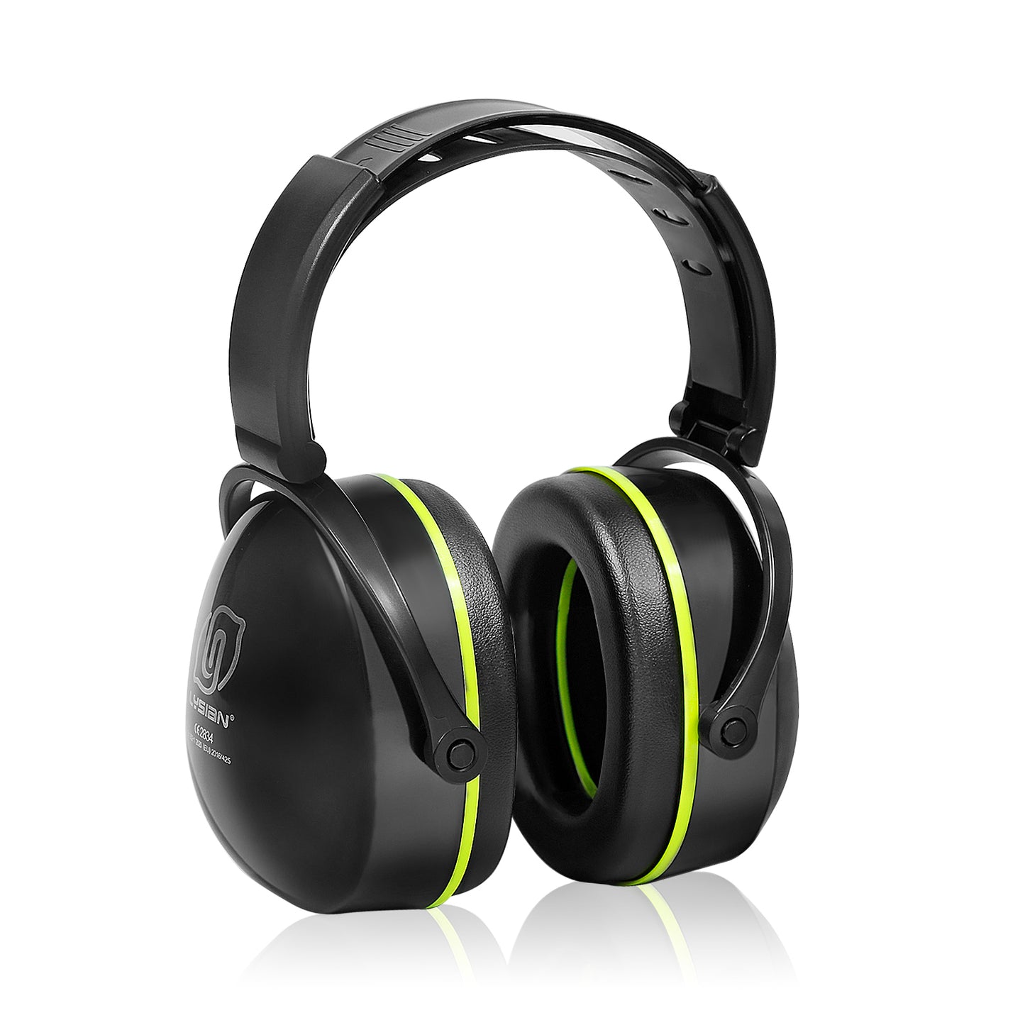 Foldable Noise Cancelling Earmuffs,Industry Ear Protection Muffs for Work, Shooting, Mowing, Airport by LYSIAN