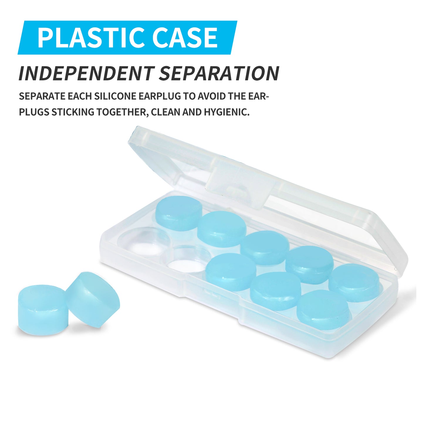 Moldable Soft Ear Plugs for Sleeping, Noise Cancelling and Water Proof Comfy Earplugs for Adult and Kid Water Sports