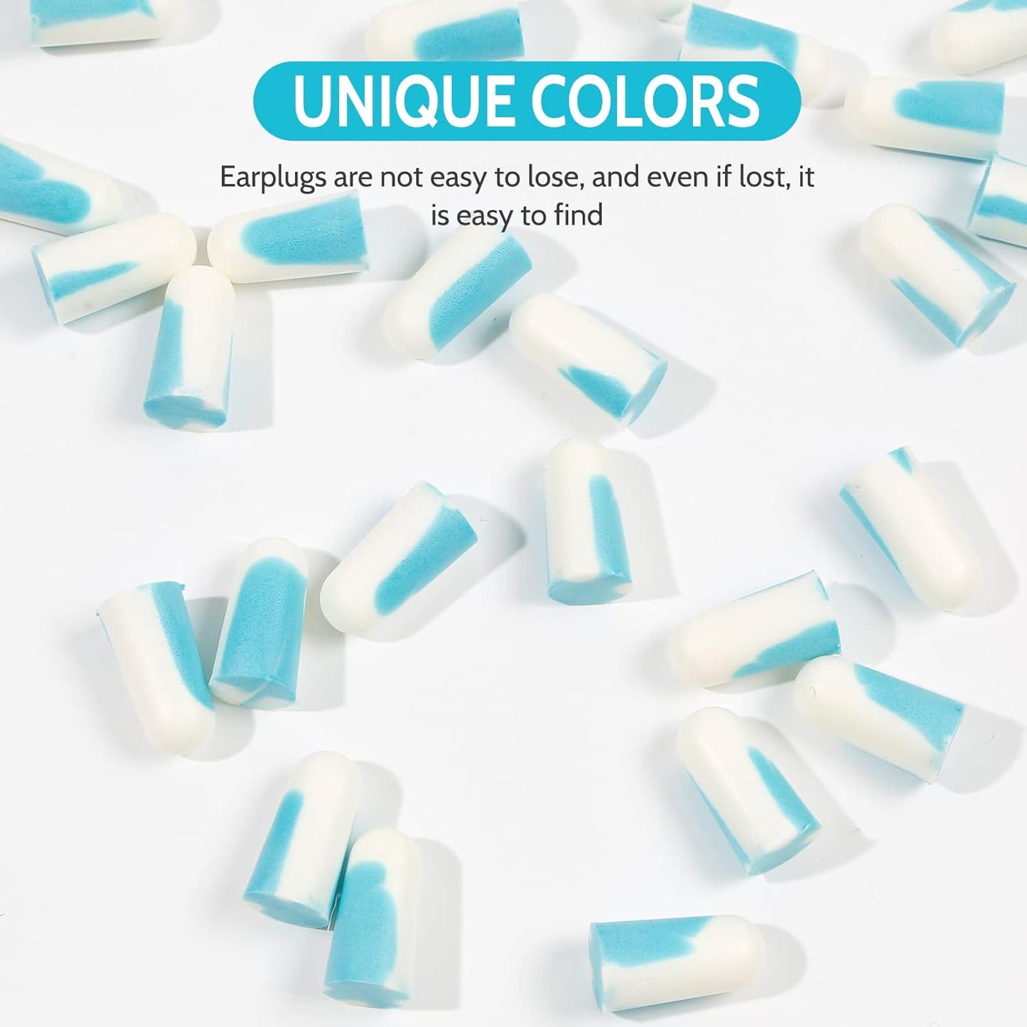 Ultra Soft Foam Earplugs 5 Pairs, 38dB SNR Ear Plugs for Sleeping, Snoring, and All Loud Events
