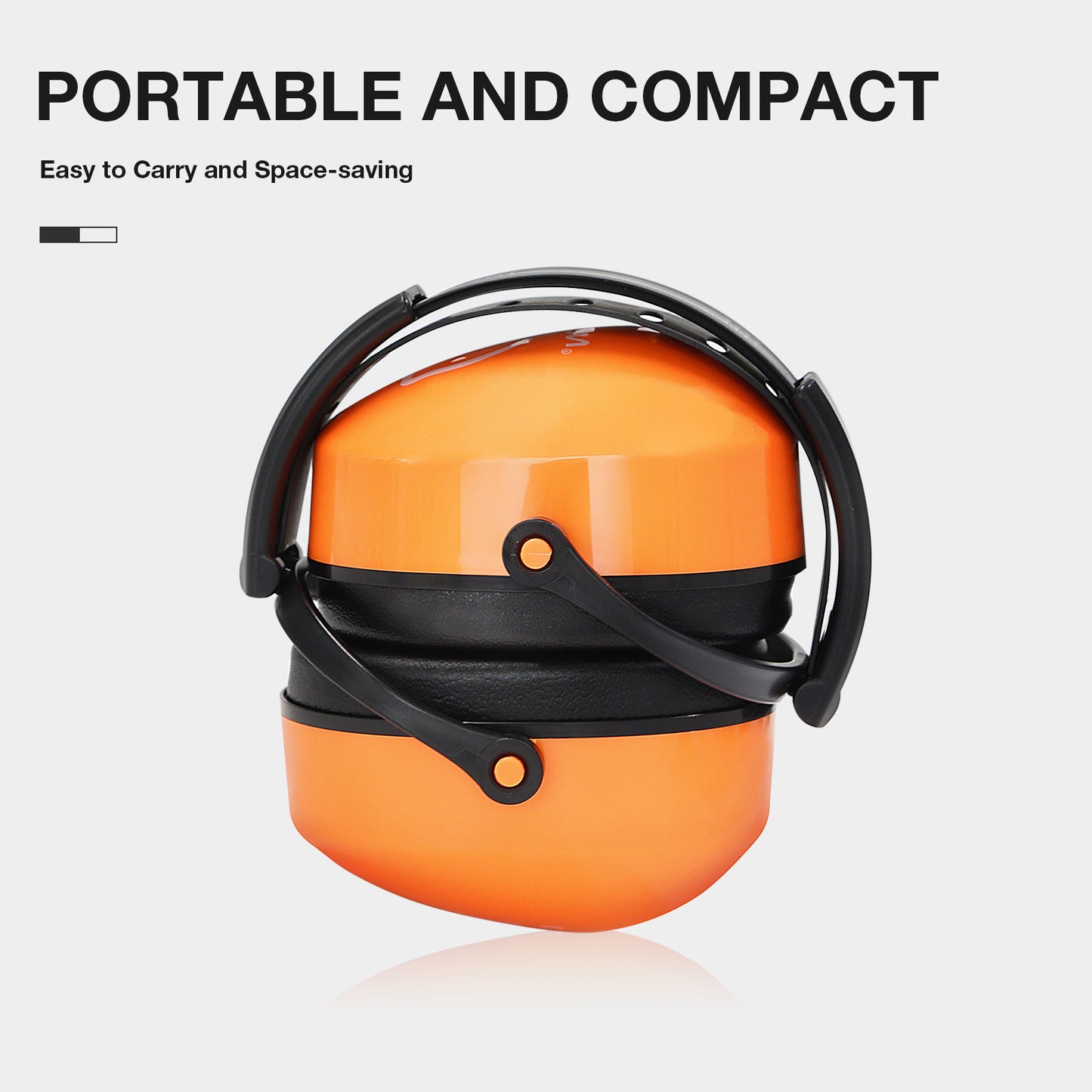 Foldable Noise Cancelling Earmuffs,Industry Ear Protection Muffs for Work, Shooting, Mowing, Airport by LYSIAN