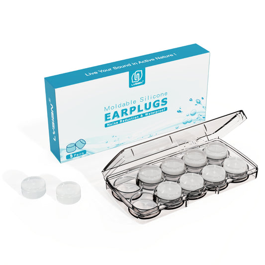 Moldable Soft Ear Plugs for Sleeping, Noise Cancelling and Water Proof Comfy Earplugs for Adult and Kid Water Sports